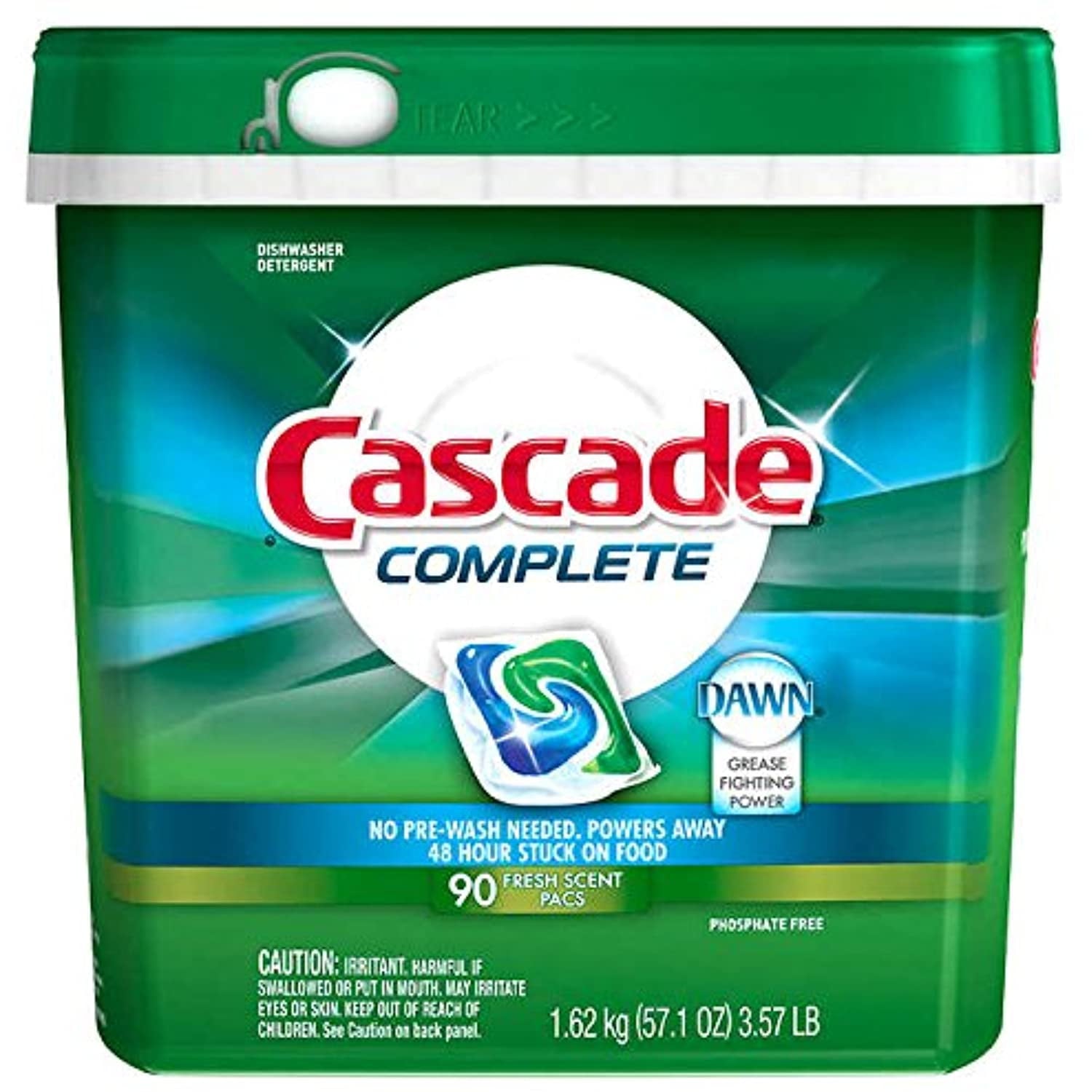 Complete Dawn Fresh Scent Pacs Dishwasher Detergent (Complete, 90 Count)