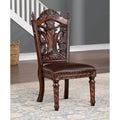 Abeena Traditional Cherry Solid Wood Side Chairs (Set of 2) by