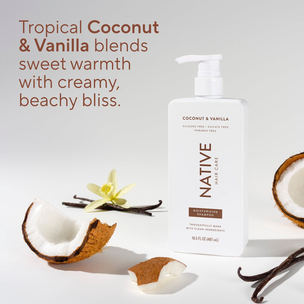Moisturizing Shampoo Coconut and Vanilla 16.5 fl oz