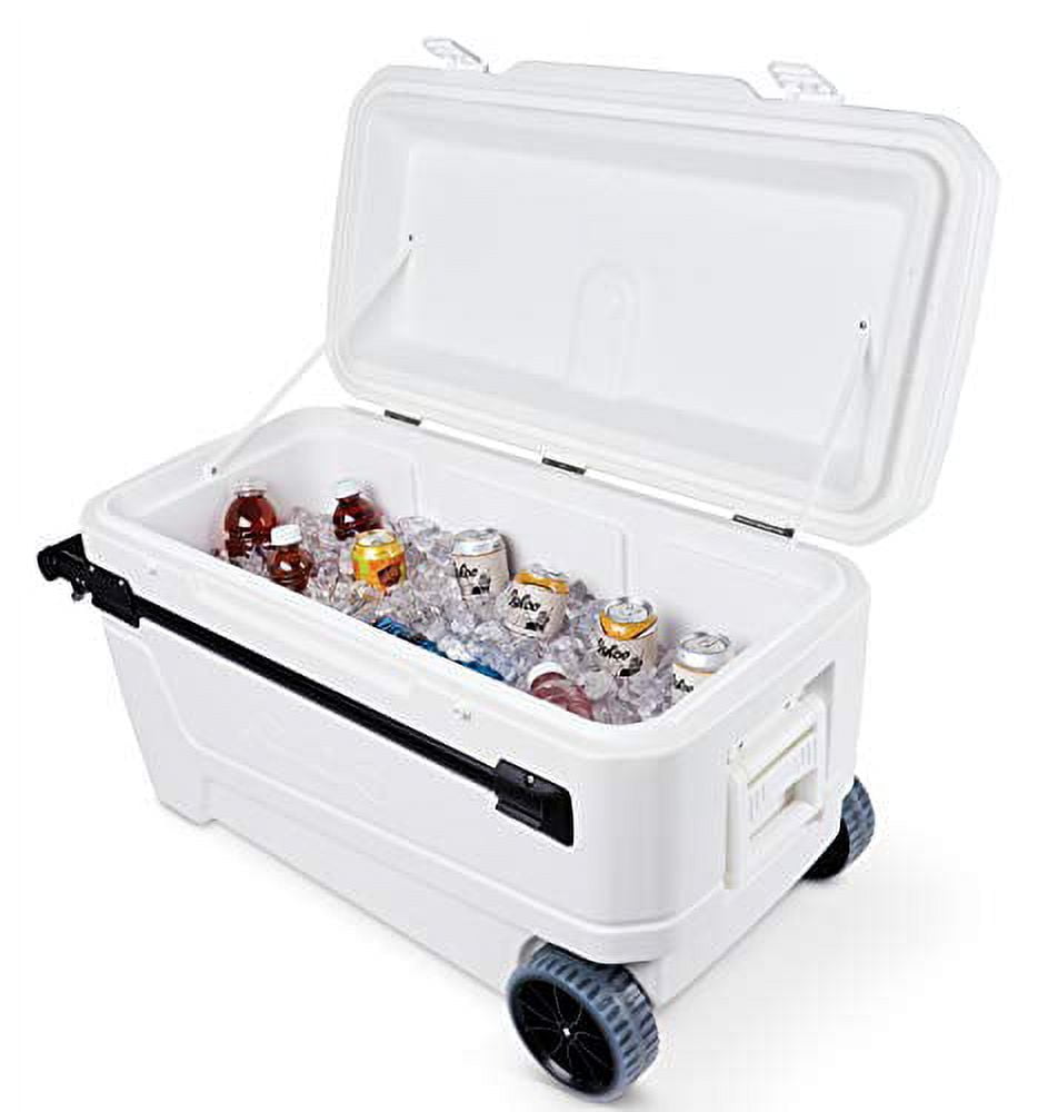 110 qt. Hard Sided, White