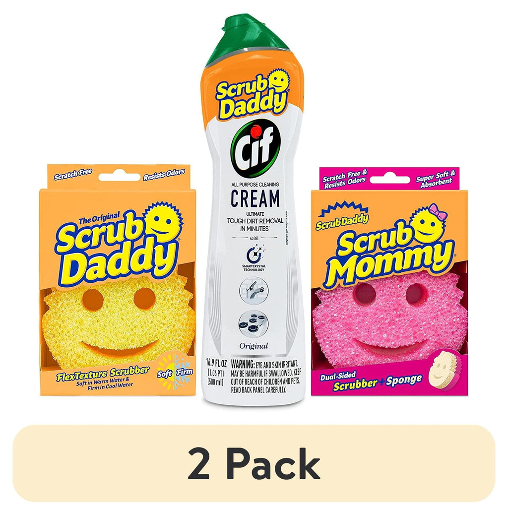 Multi Surface Household Cream, 2 Sponges and 1 All Purpose Cleaning Cream