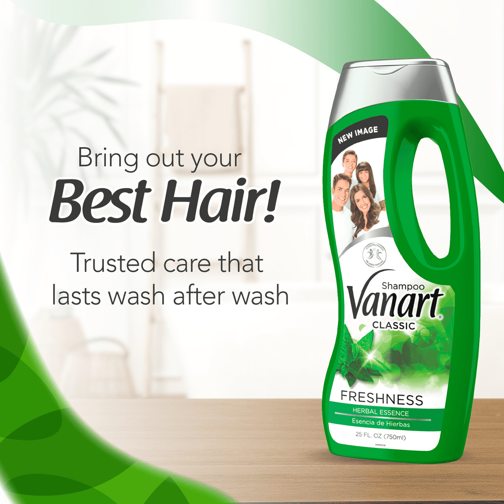 (2 pack) Vanart Herbal Essence Shampoo Natural Care for and Healthier Hair, 25 Fo Bottle
