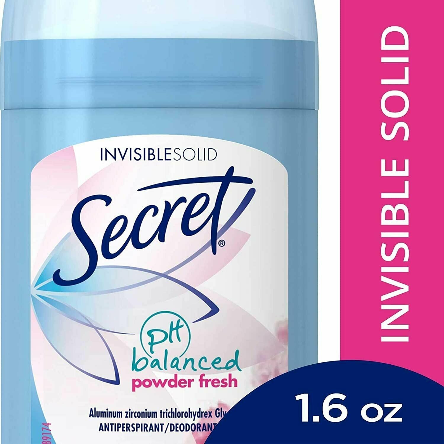 Anti-Perspirant Deodorant Invisible Solid PH Balanced Powder Fresh, 1.60 Ounce