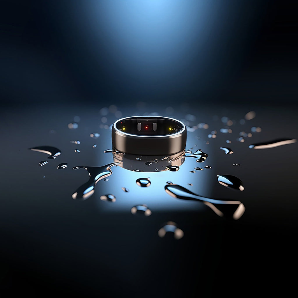 2 Ultra-Thin Smart Ring with Monitoring and Health Tracking (Size 11; Future Silver), 123031101