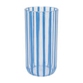 by Becky G. & Alejandra 18-Ounce Tall Acrylic Stripe Line Tumbler, Blue