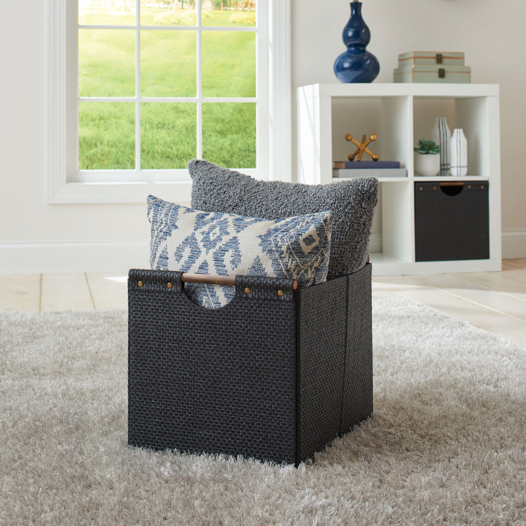Better Homes & Gardens Collapsible Fabric Cube Storage Bin, Vanilla