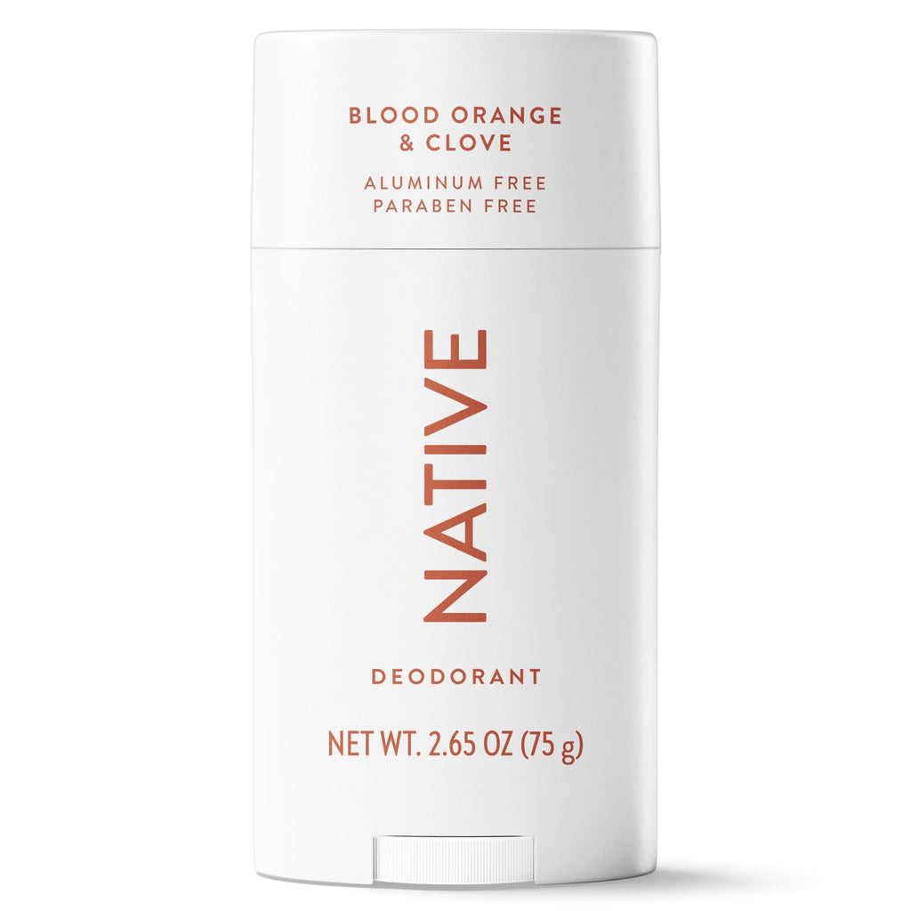 Aluminum Free Deodorant For Women, 72 Hour Solid Deodorant Stick, Blood Orange & Clove, 2.65oz