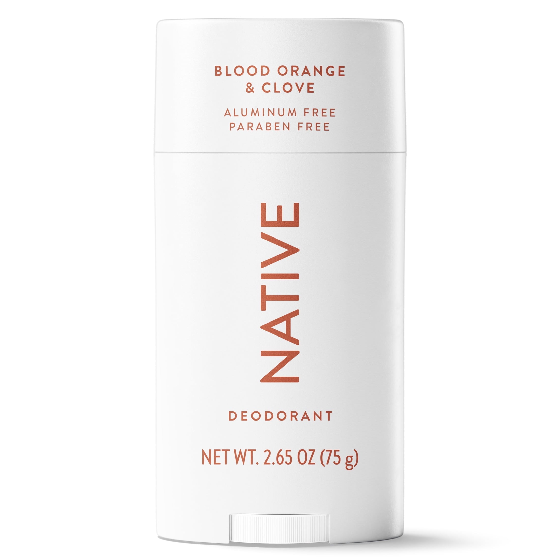 Aluminum Free Deodorant For Women, 72 Hour Solid Deodorant Stick, Blood Orange & Clove, 2.65oz