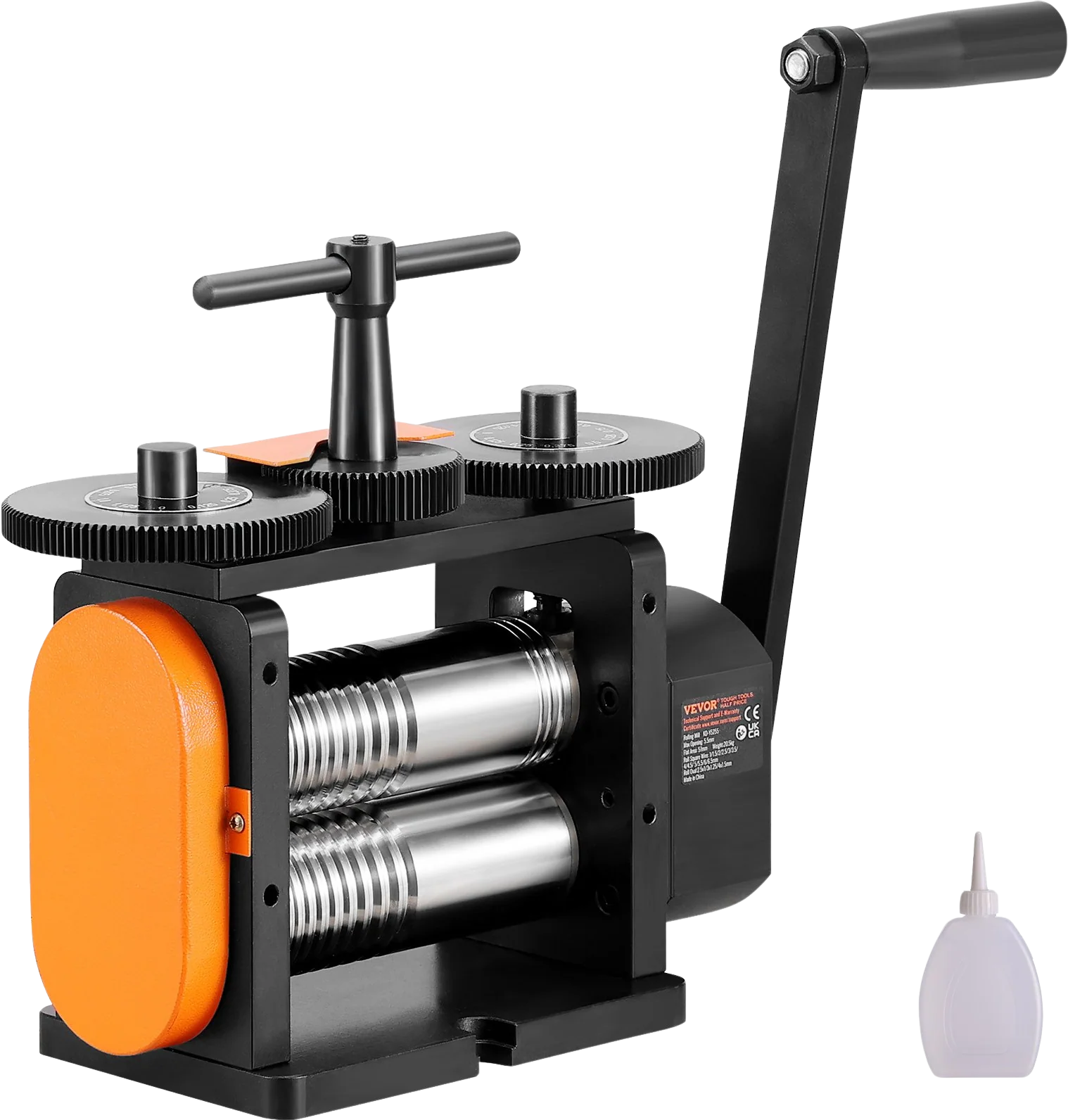 Vevor Rolling Mill Jewelry Machine 3-in-1 Multi-Function 57mm Max Width New