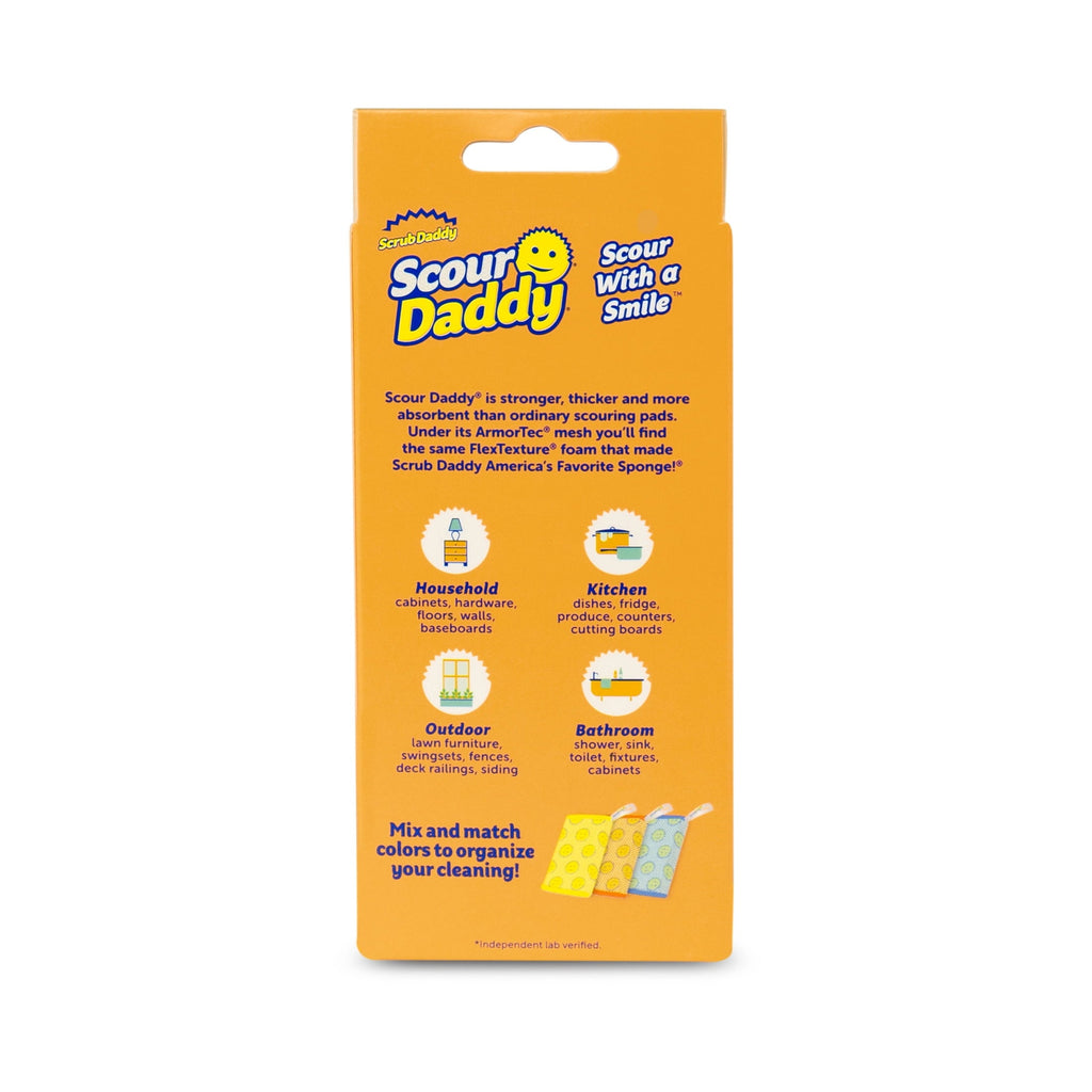 (2 pack) Scrub Daddy Scour Daddy Non-Scratch Scour Pads, 3 Count