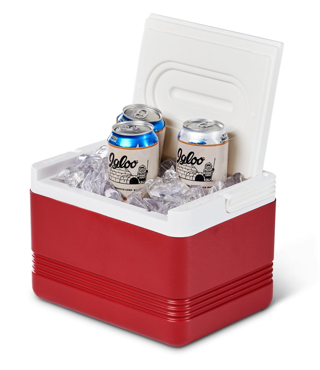 Legend 24-Can Cooler Coolbox - 17 Qt Capacity - Red