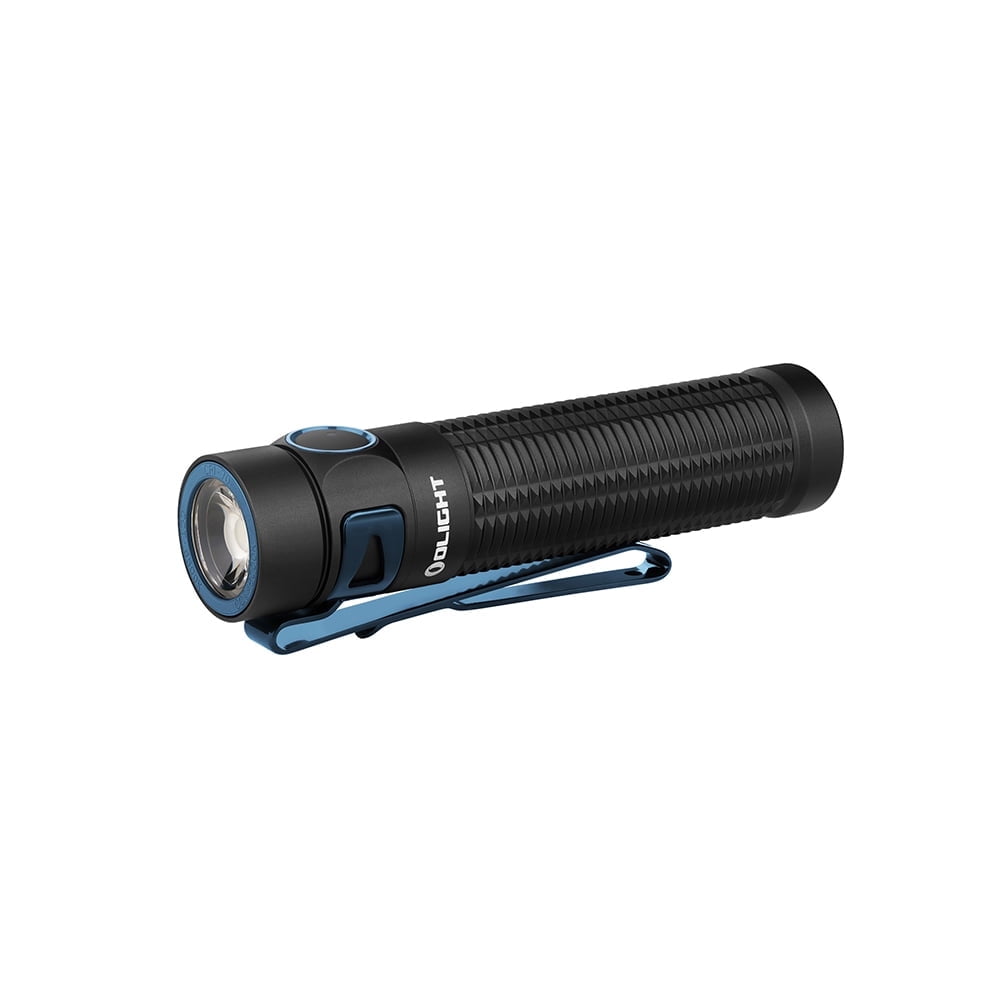 Baton 3 Pro Brush Strokes Rechargeable Flashlight, 1500 Lum, Cool White （Black）