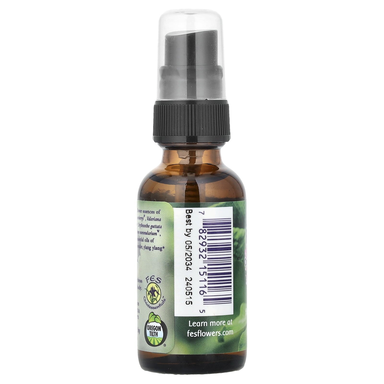 Flower Essence Services Fear-Less™, Flower Essence & Essential Oil, 1 fl oz (30 ml)