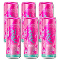 New Energy Drink, Pink Slush Flavor, Sugar-Free, 12 fl oz Low-Calorie Energy Boost (Pack of 6)