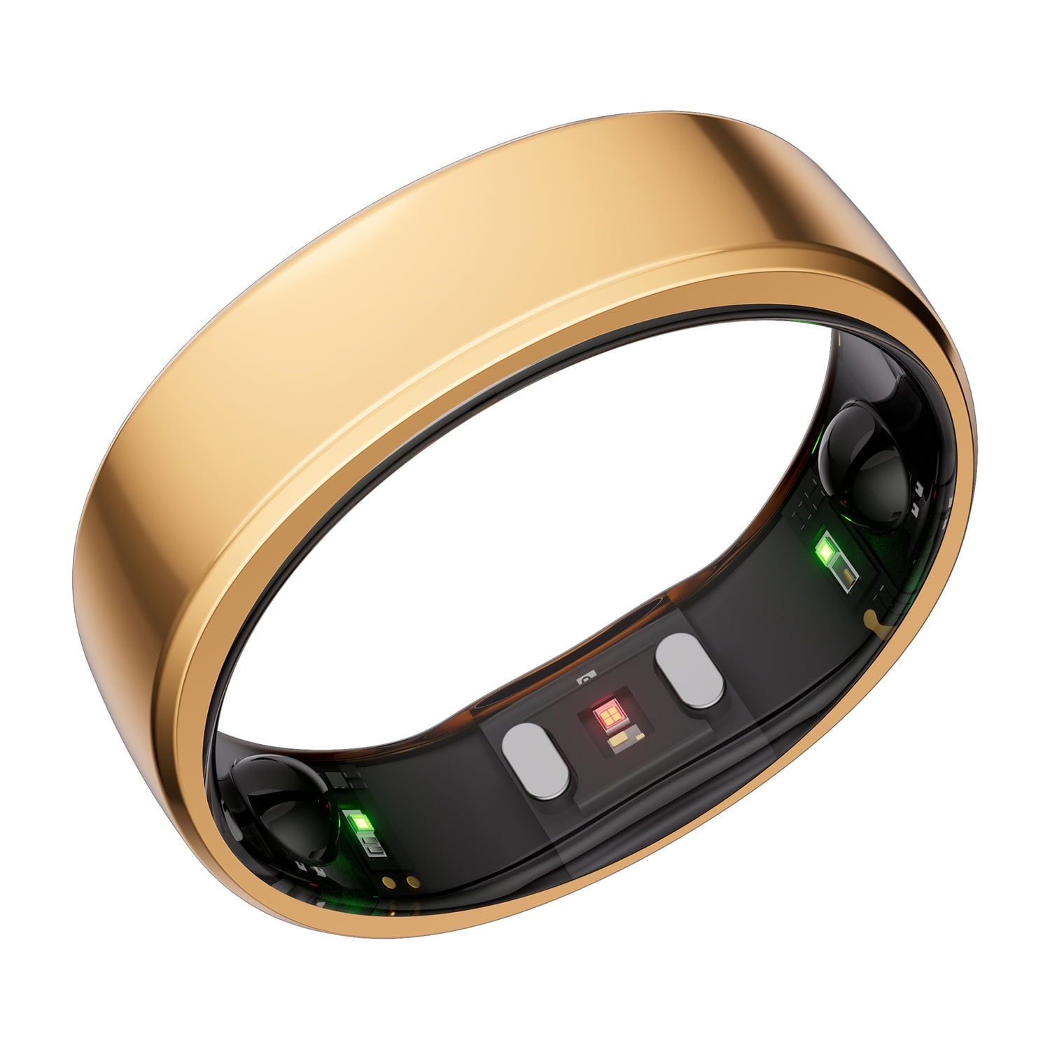 2 Ultra-Thin Smart Ring with Monitoring and Health Tracking (Size 11; Future Silver), 123031101