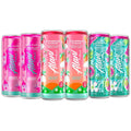 Energy Drinks Strawberry Sunrise, Watermelon Wave, Pink Slush Flavors Variety Pack Sugar-Free, Low-Calorie, 200mg Caffeine, 12 fl oz (Pack of 6)