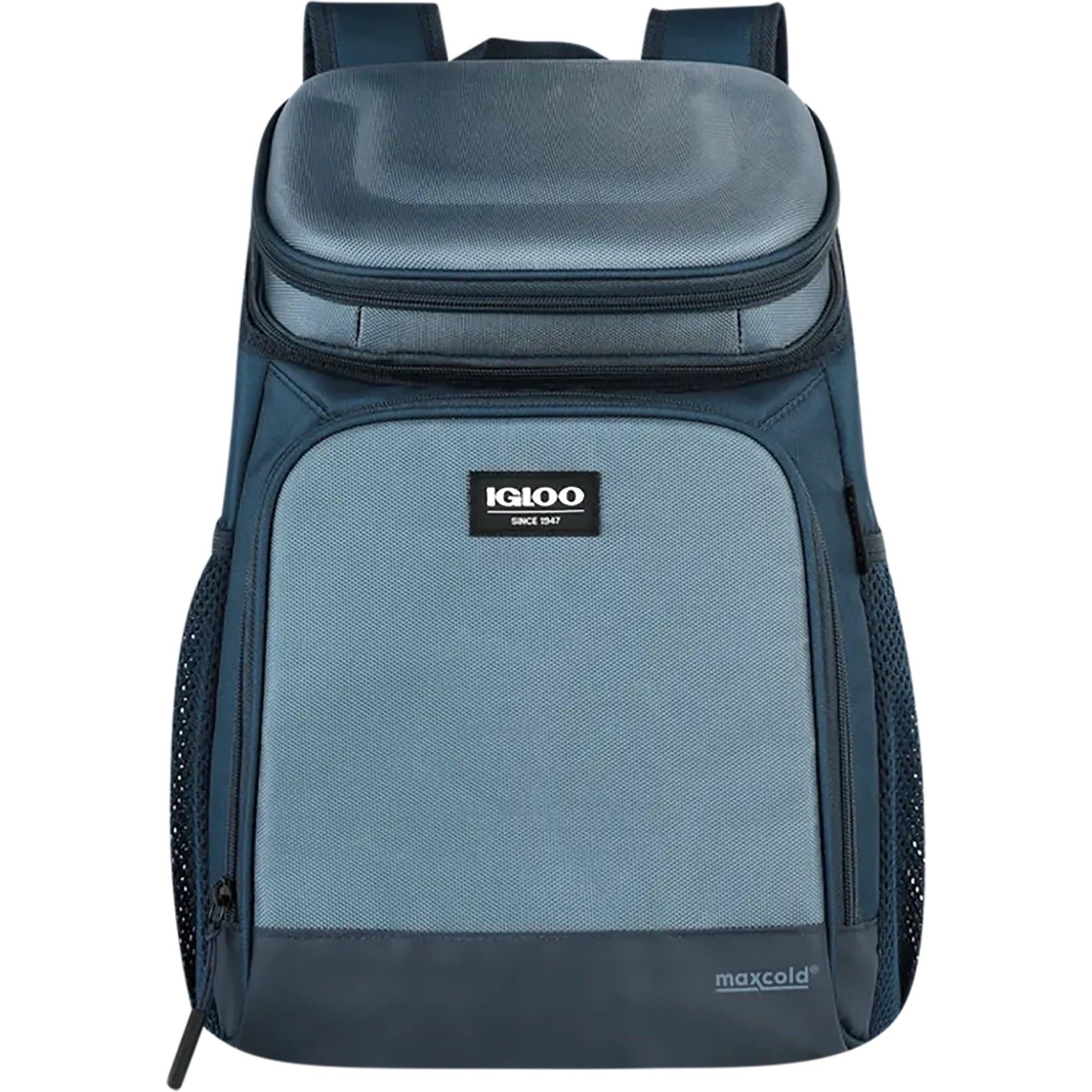18-Can MaxCold Evergreen Hardtop Cooler Backpack - Blue
