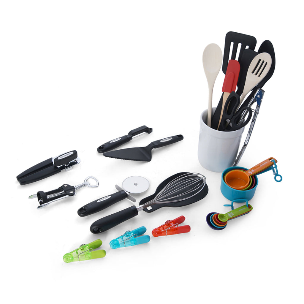 28-Piece Kitchen Utensil & Gadget Set, Multicolor