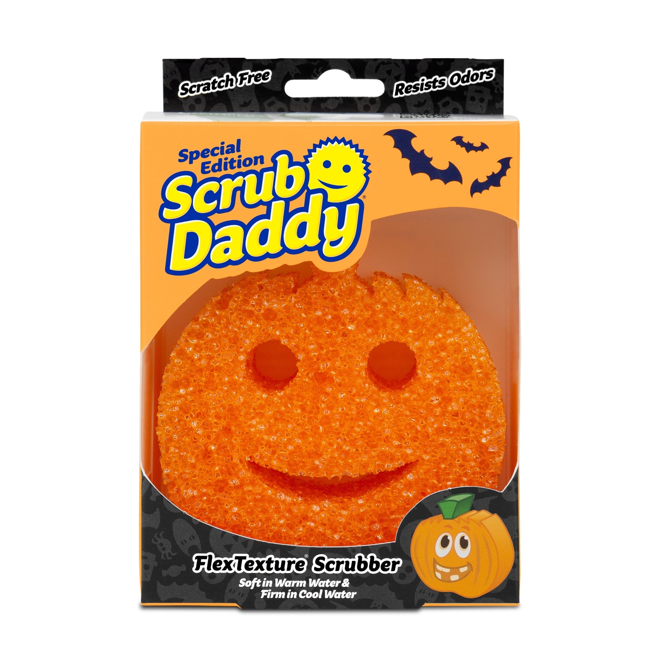 Halloween Pumpkin Non-Scratch Cleaning Sponge