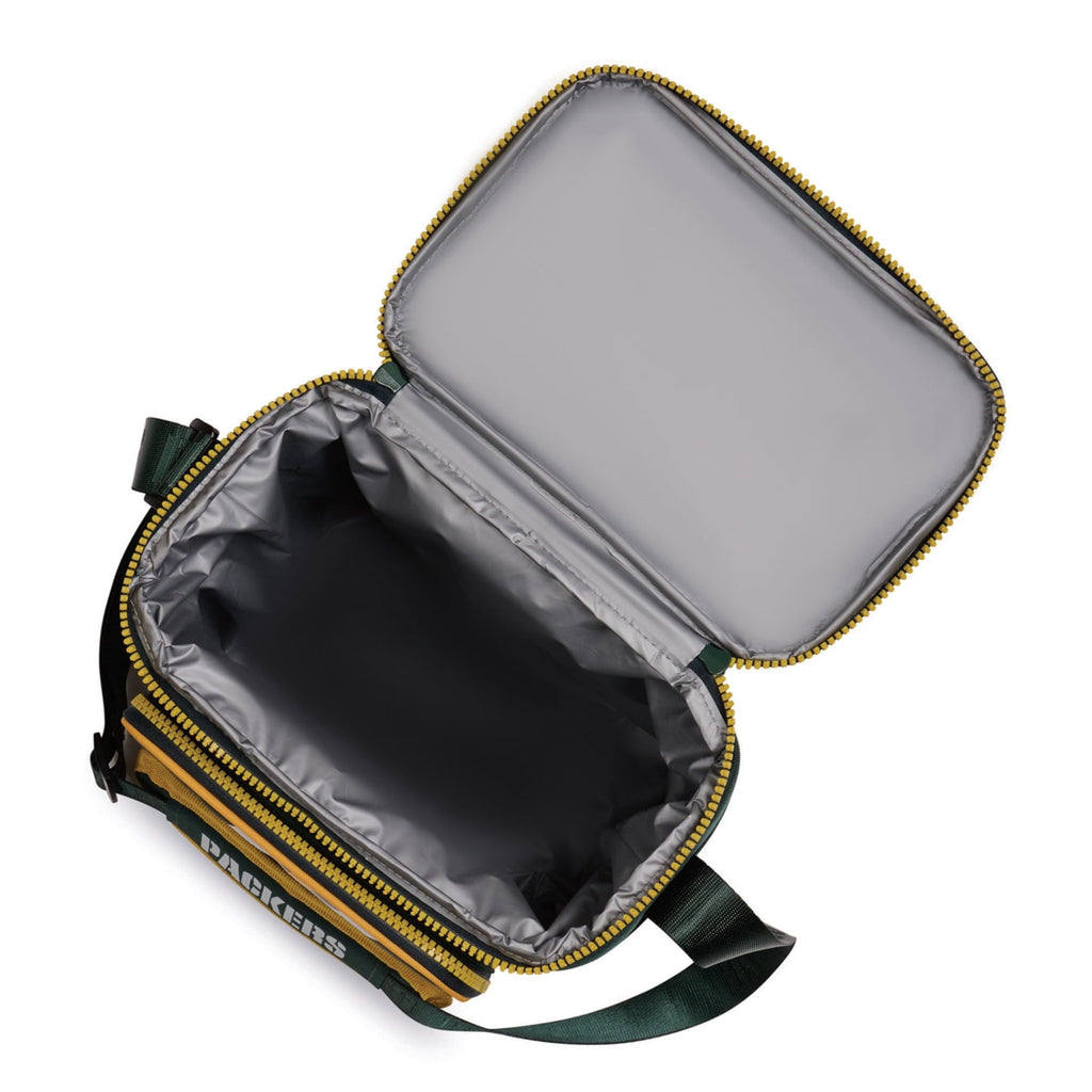 Green Bay Packers Square Lined 4-Pack Cooler