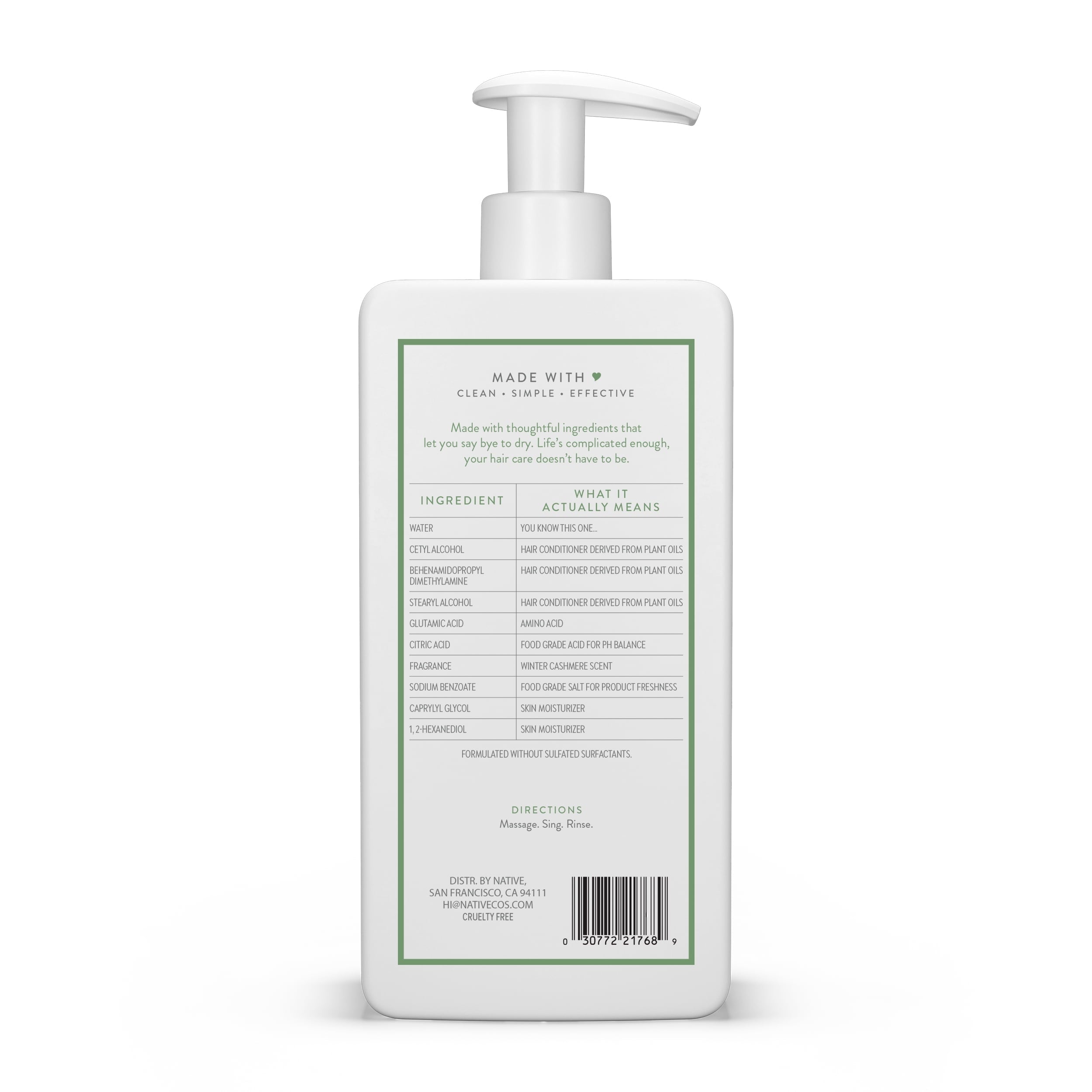 Limited Edition Winter Cashmere Conditioner 16.5 oz