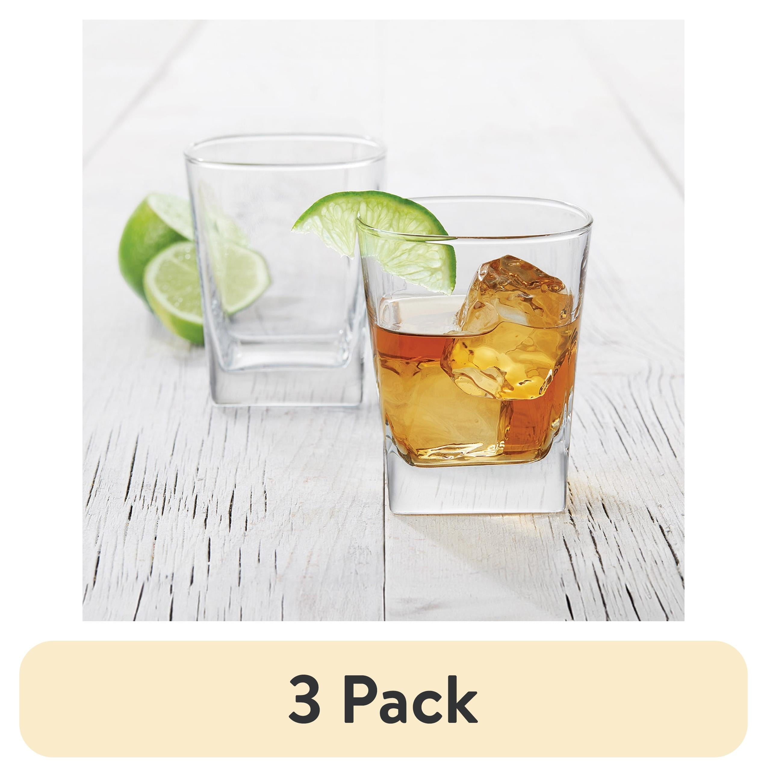 Better Homes & Gardens Clear Glass Drinkware Set, 12.17 oz, 4-Piece