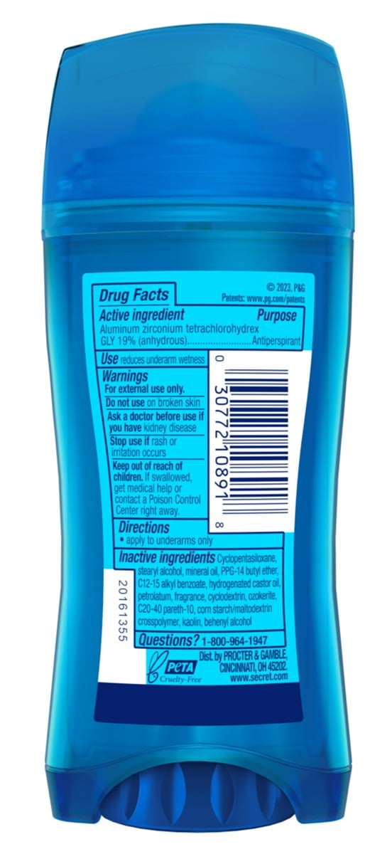 Deodorant Outlast 2.6oz Invisible Solid Hygienic Fresh