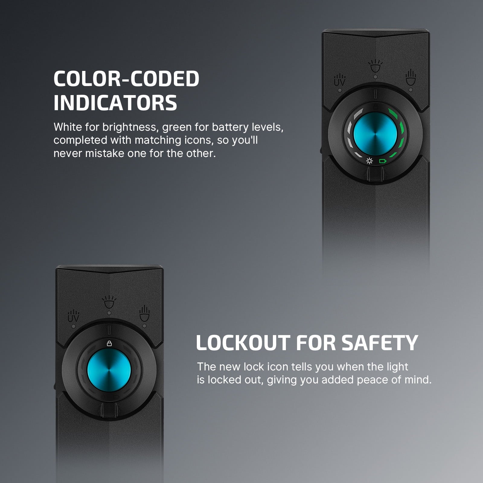 EDC Flat Flashlight Rechargeable with Green Beam, UV and White LED,1500 Lumens USB-C Pocket Camping Flashlight, Spotlight Floodlight for Outdoor Emergency Working (Matte Black CW)
