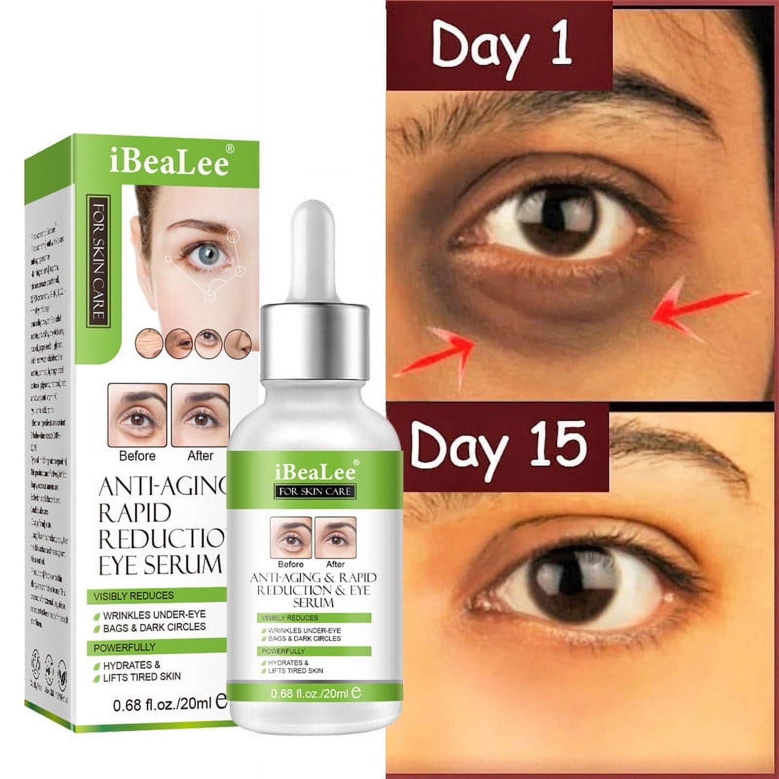Firming Serum,Aging Eye Serums For Women & Men - Reduces Puffiness, Dark Circles, Under Eye Bags, Wrinkles And Fine Lines Around The Eyes20ML Essence Personal Care Clearance A