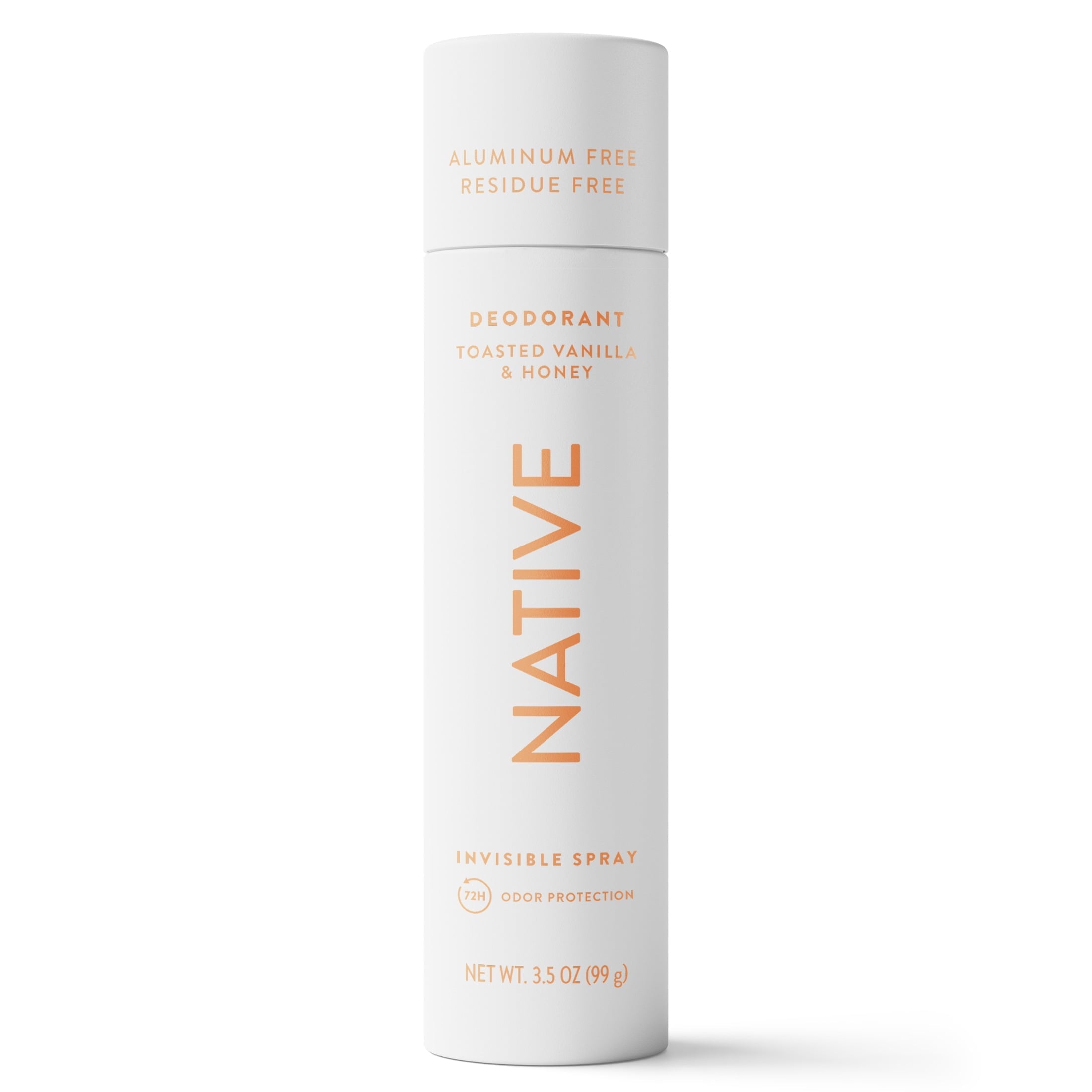 Aluminum Free Deodorant Spray For Women, 72 Hour Deodorant Spray, Toasted Vanilla & Honey, 3.5oz