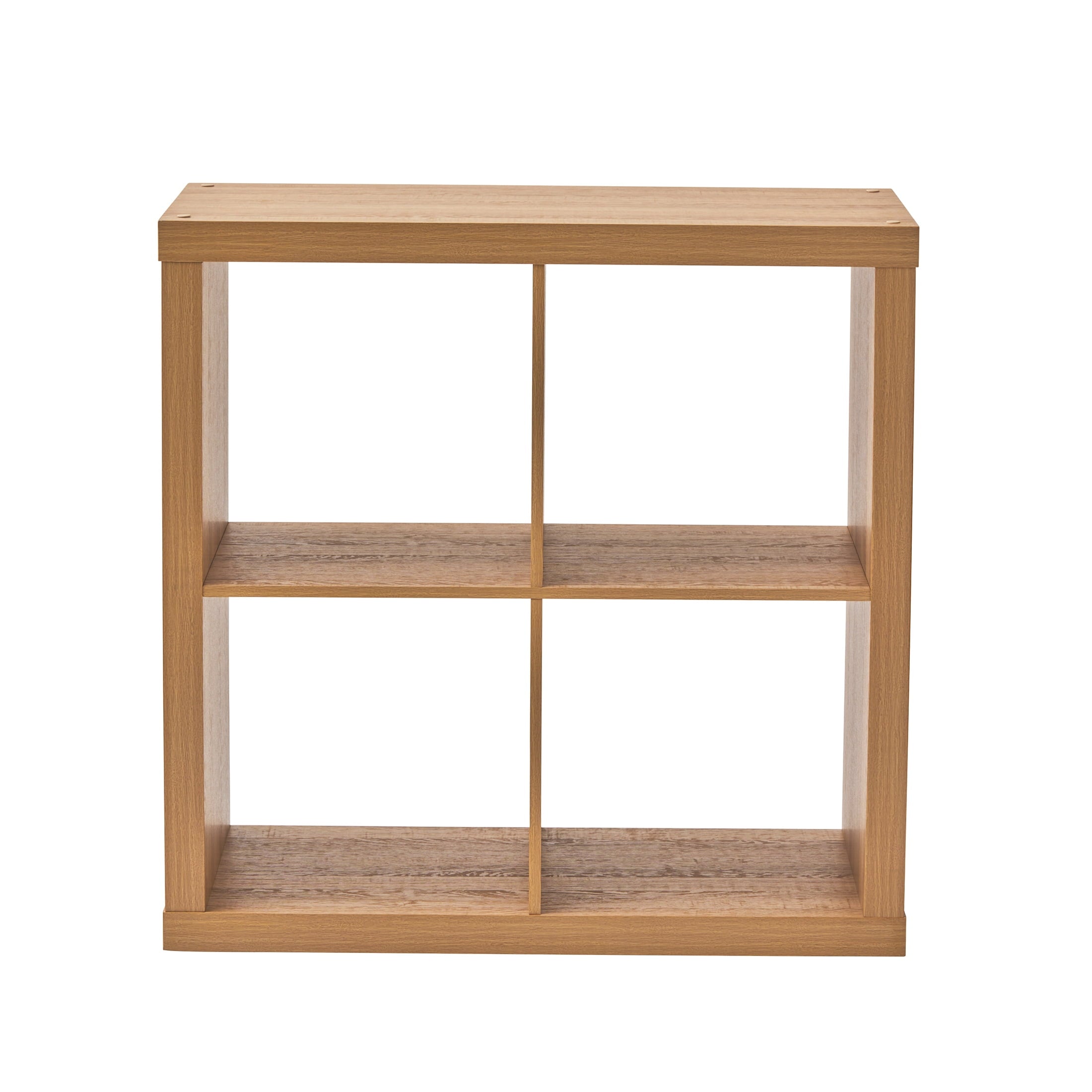 Better Homes & Gardens 4 Cube Storage Organizer, White Texture