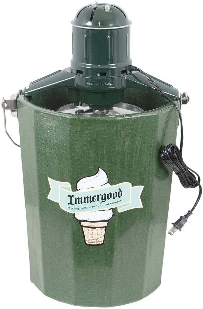 - 6 qt. Old Fashioned Ice Cream Maker w/Motor