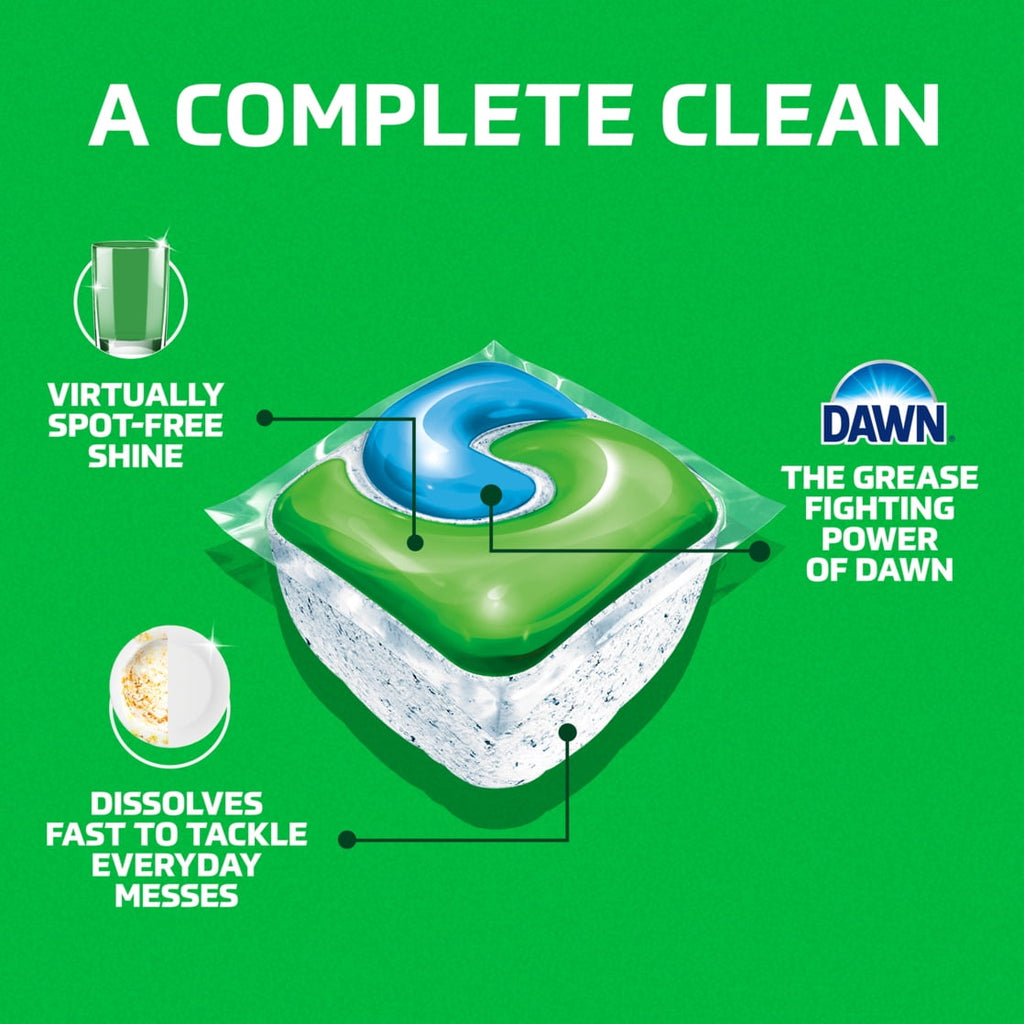 Complete Dishwasher Detergent Fresh, 55ct