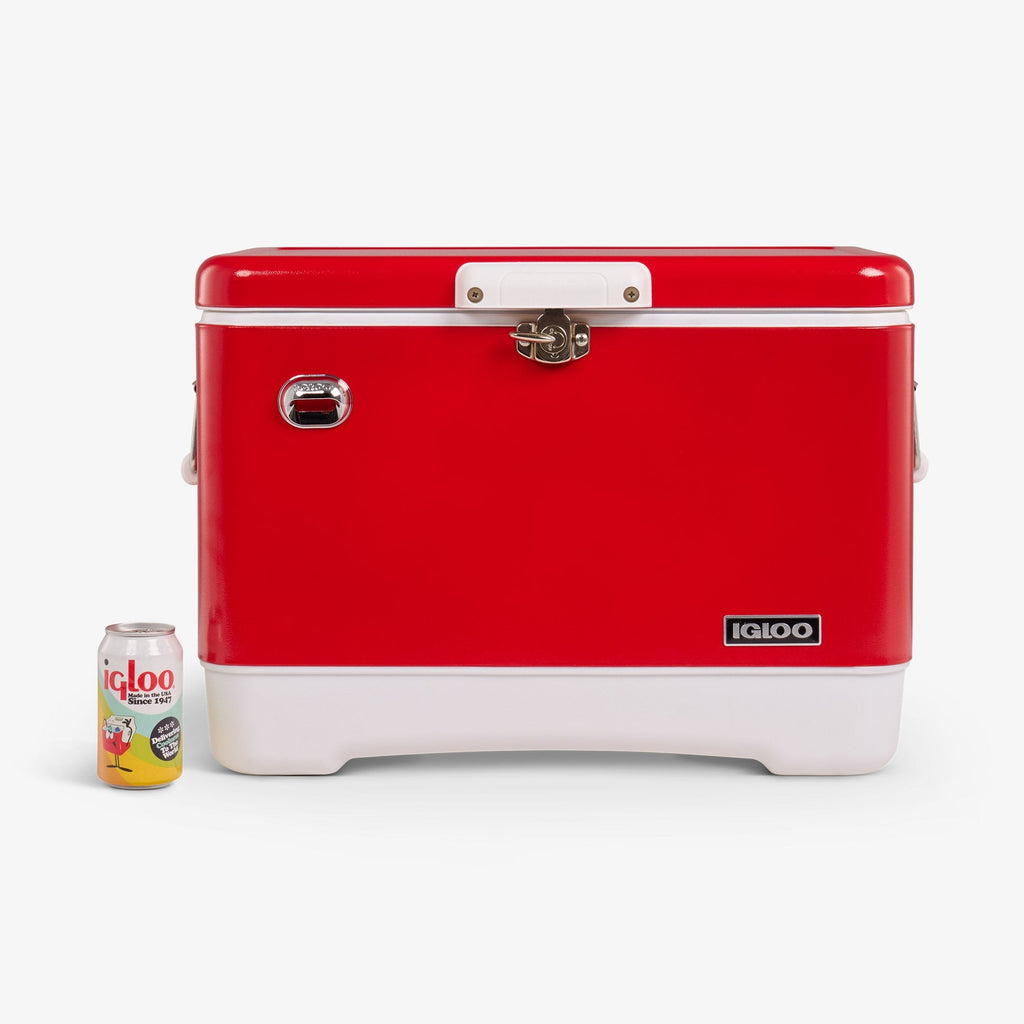 IGLOO Legacy 54 Qt Cooler, Red Star