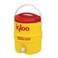 2-Gallon Insulated Water Cooler Jug - Portable Beverage Dispenser - Red