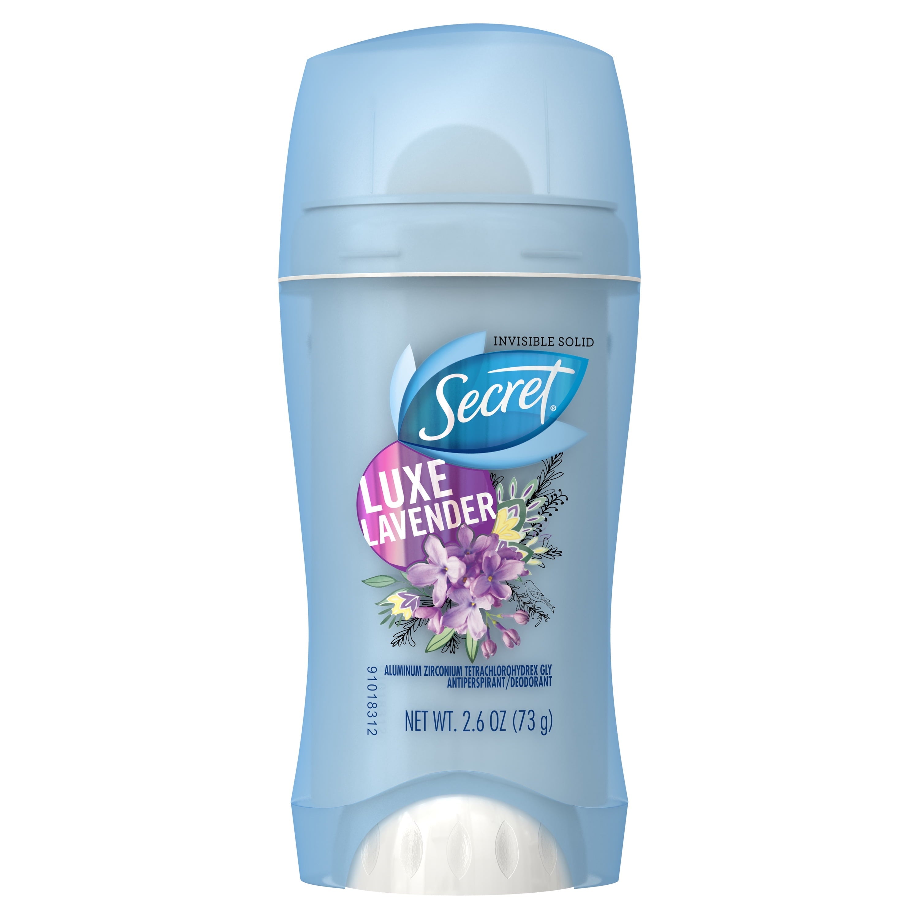 Invisible Solid Antiperspirant and Deodorant, Lavender Scent, 2.6 oz
