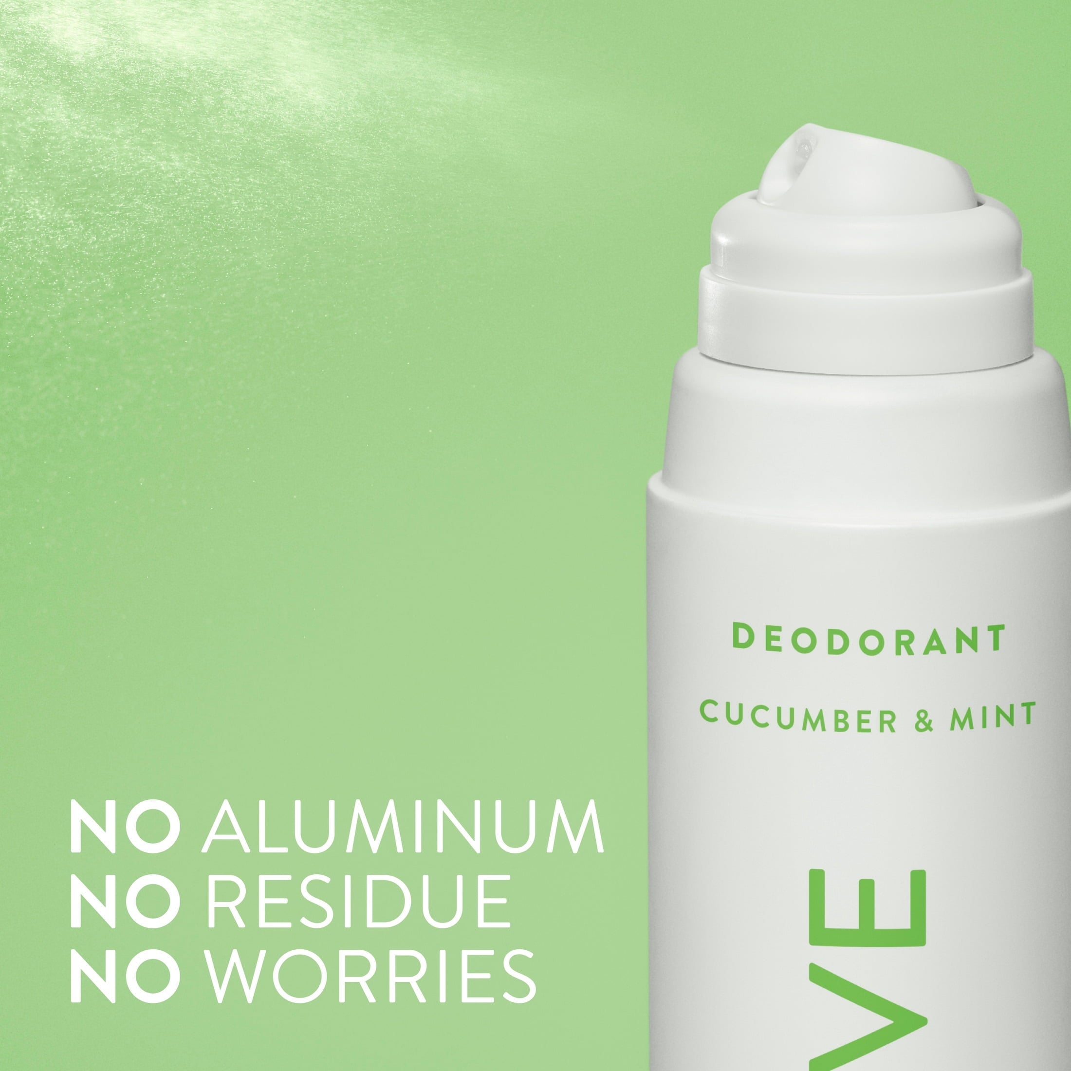 Aluminum Free Deodorant Spray For Women, 72 Hour Deodorant Spray, Cucumber & Mint, 3.5oz