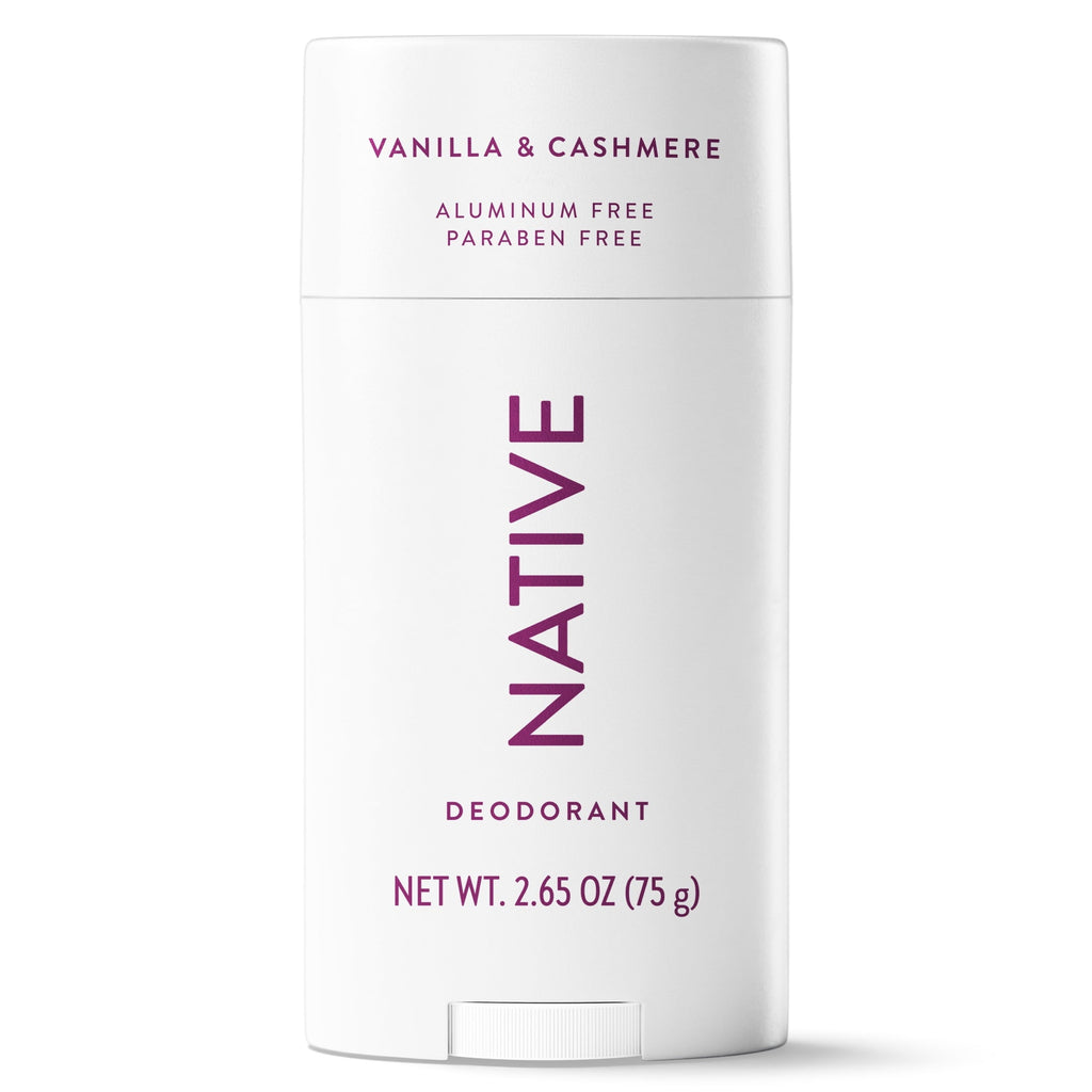 Aluminum Free Deodorant For Women, 72 Hour Solid Deodorant Stick, Vanilla & Cashmere, 2.65oz