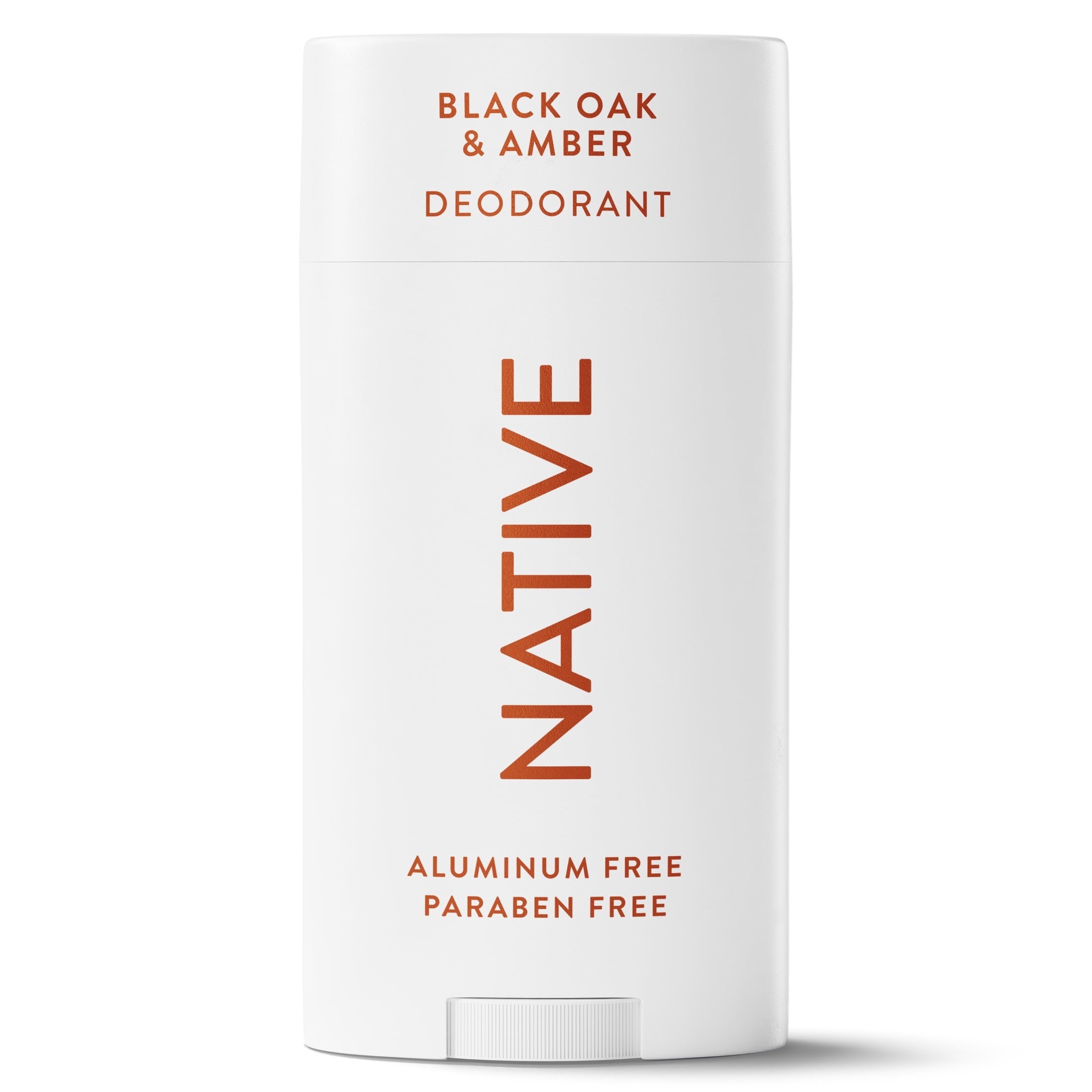Aluminum Free Deodorante For Men, 72 Hour Solid Deodorant Stick, Black Oak & Amber, 3.1oz