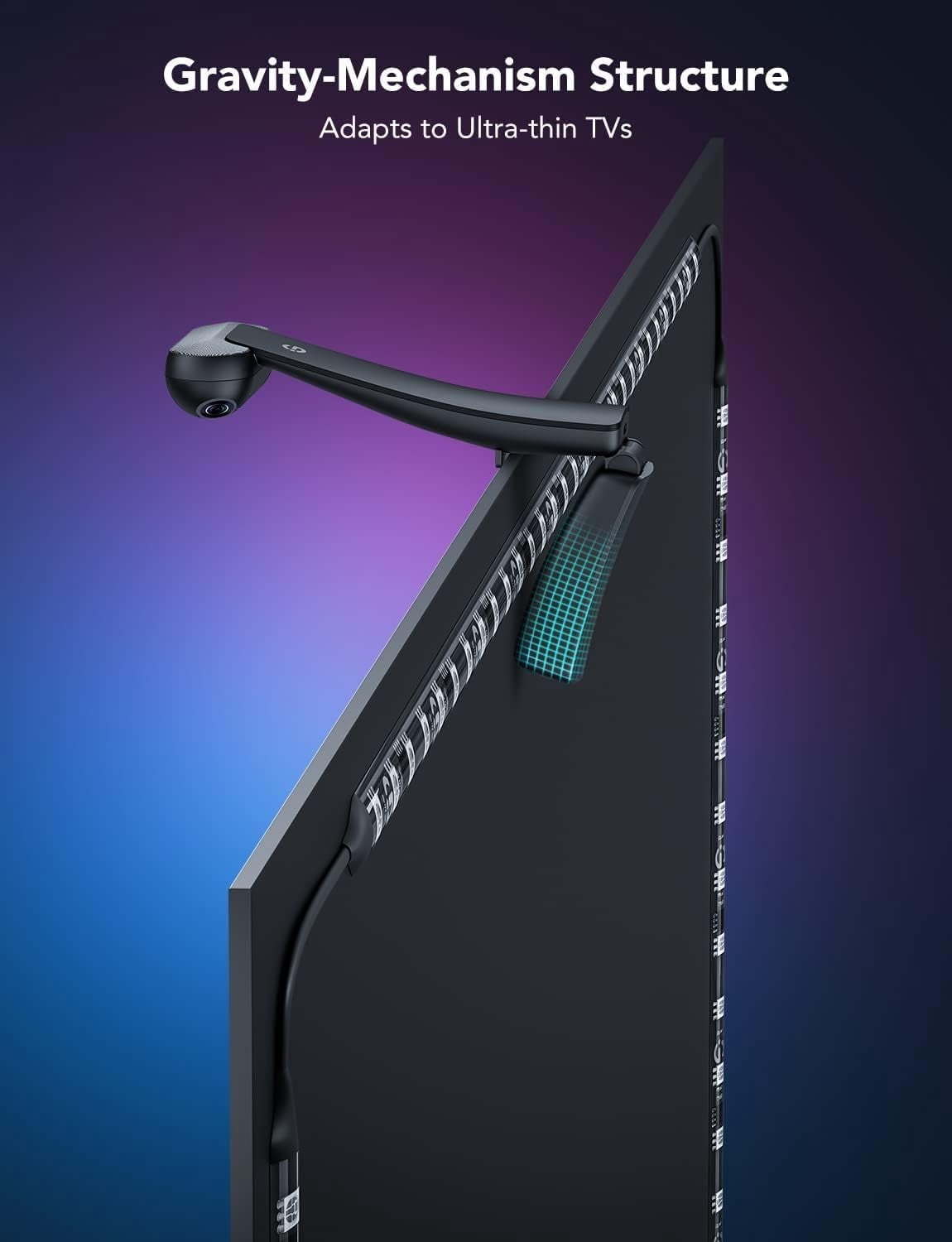 Envisual TV Backlight T2, For 75-85 inch TVs, Dual Camera with High-Fidelity Color Sensing Technology