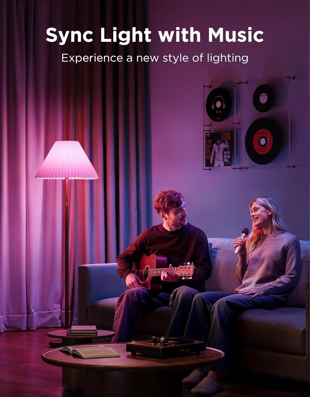 E26 Smart LED Colored Light Bulbs (4pack)