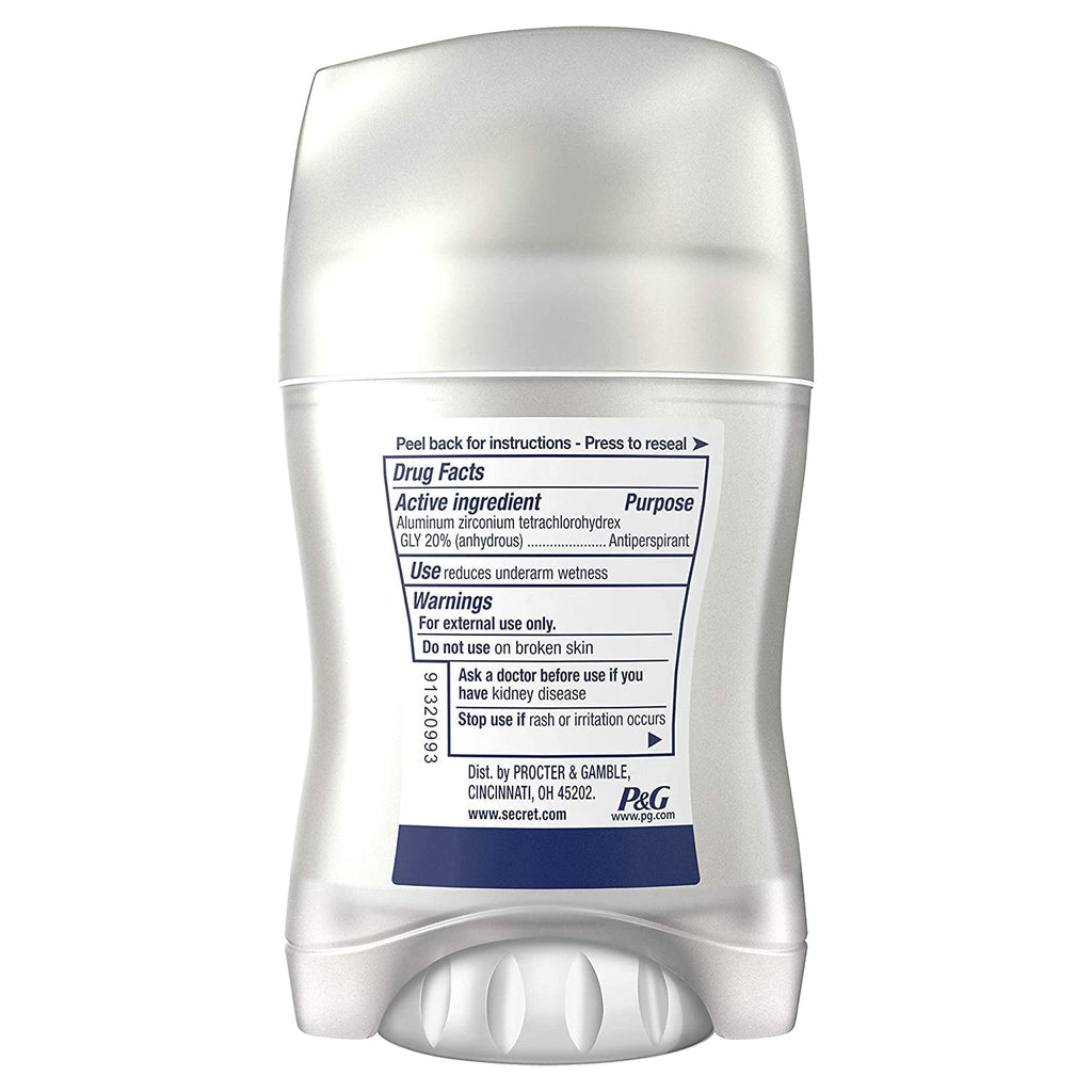 Clinical Strength Invisible Solid Sensitive Antiperspirant & Deodorant, Unscented 1.60 oz (Pack of 6)