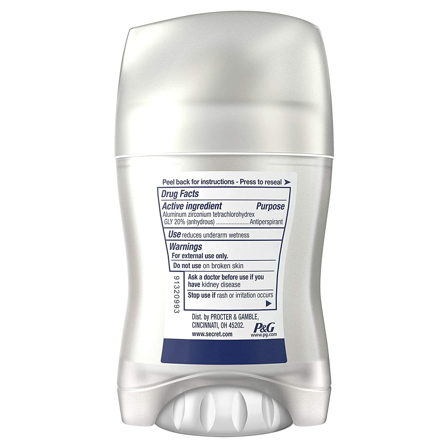 Clinical Strength Invisible Solid Sensitive Antiperspirant & Deodorant, Unscented 1.60 oz (Pack of 6)