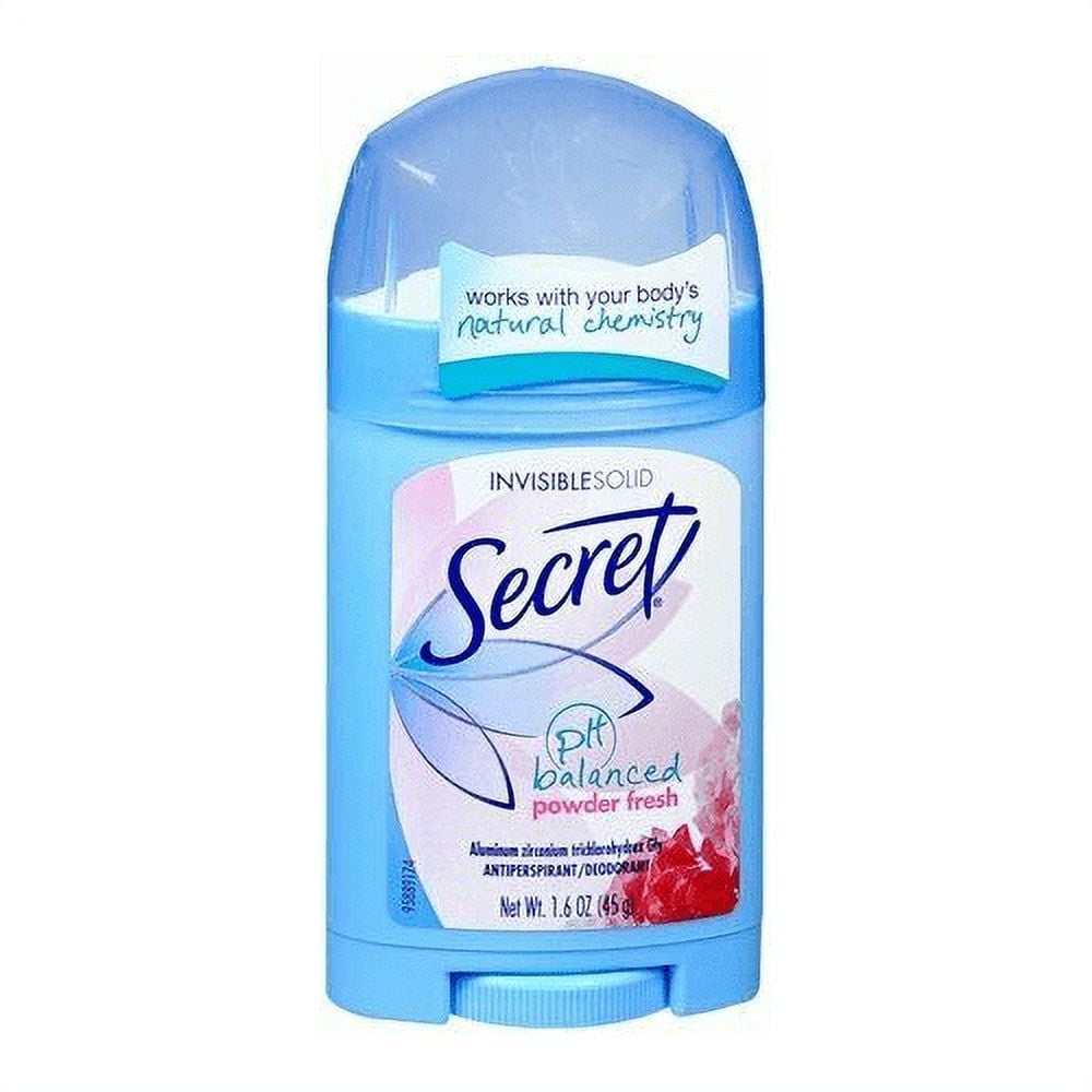 Anti-Perspirant Deodorant Invisible Solid PH Balanced Powder Fresh, 1.60 Ounce