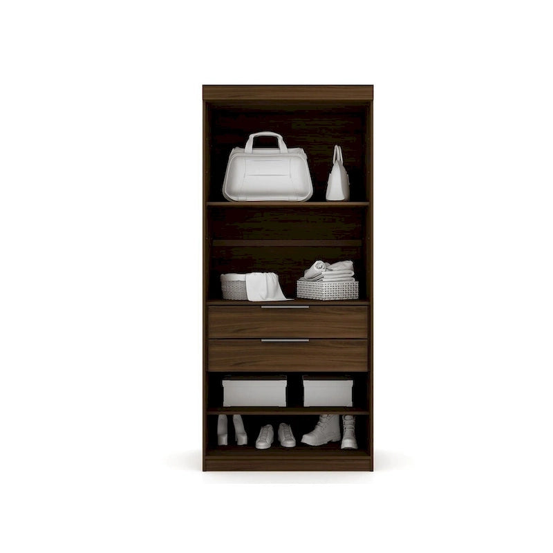 Mulberry 2.0 Modern 3 Sectional 6 Drawer Wardrobe Closet Set of 3