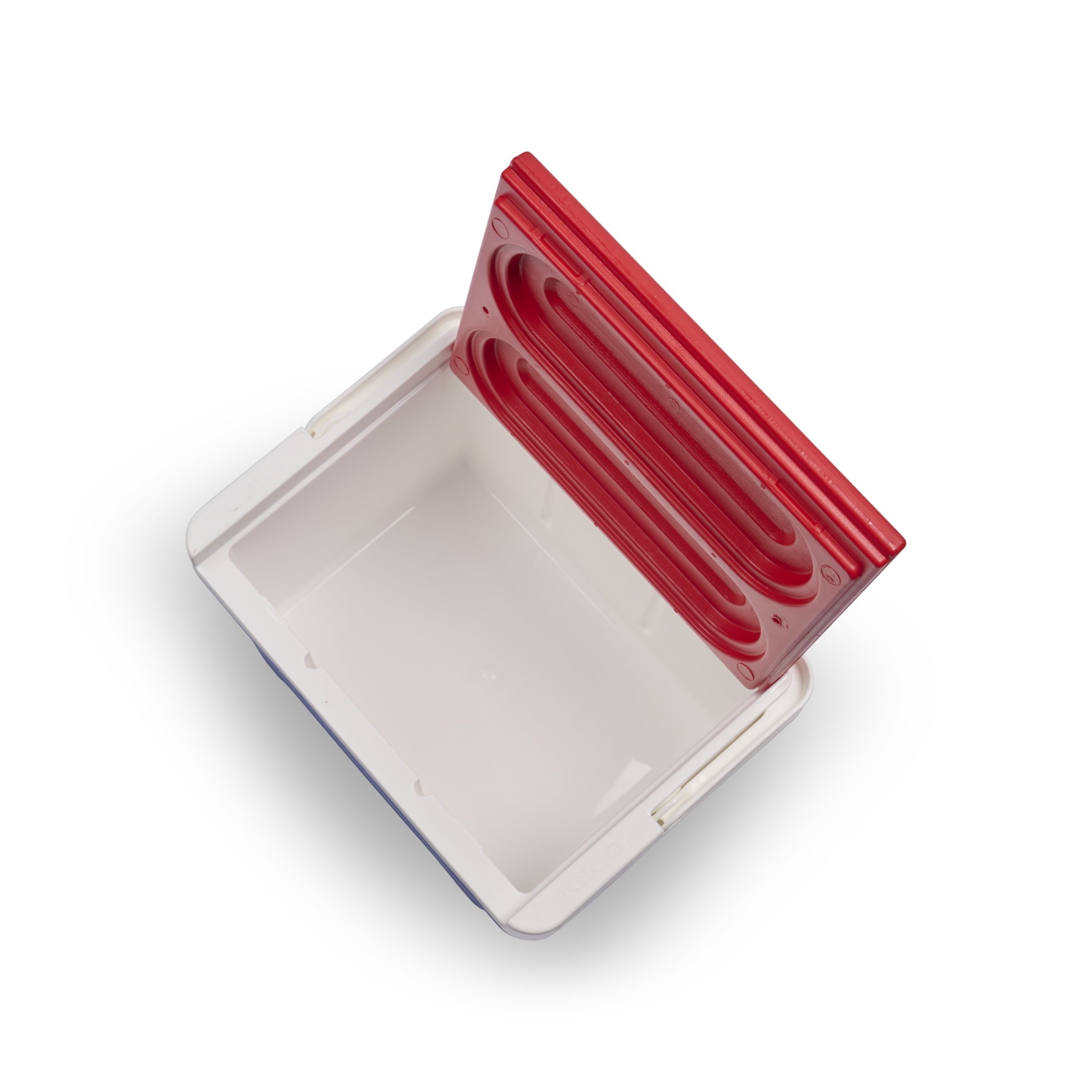 9 QT Laguna Ice Chest Cooler, Blue Red and White