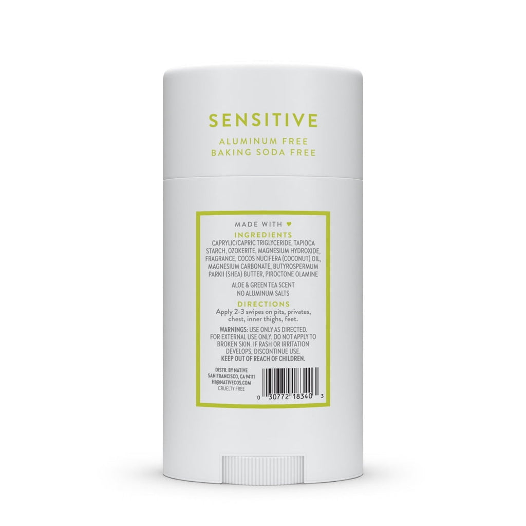 Deodorant, Aluminum Free, Aloe & Green Tea Sensitive Whole Body Deodorant 2.4 oz