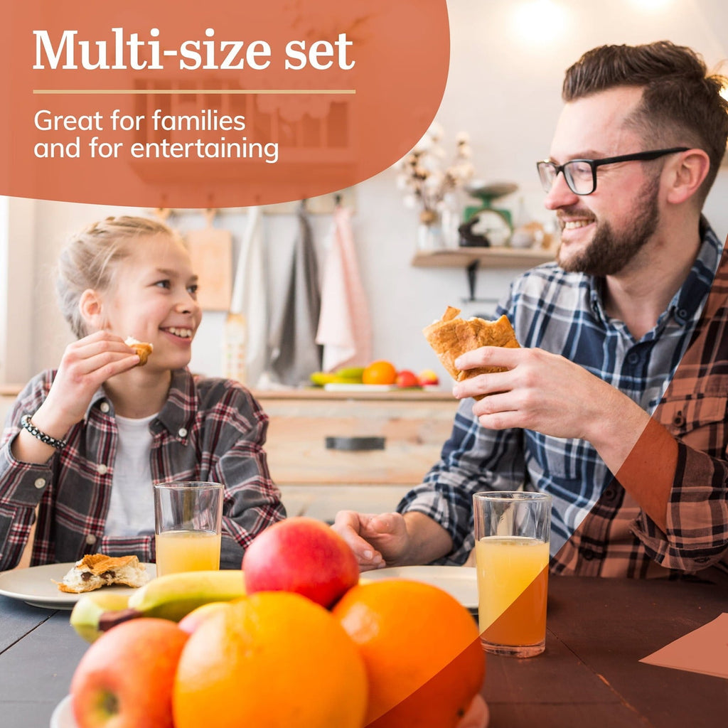 Clearance Glass&Bottle under $10,Elegant Drinkware Glasses Set Tall Drinking Glasses With Modern Lines Dishwasher Drinking