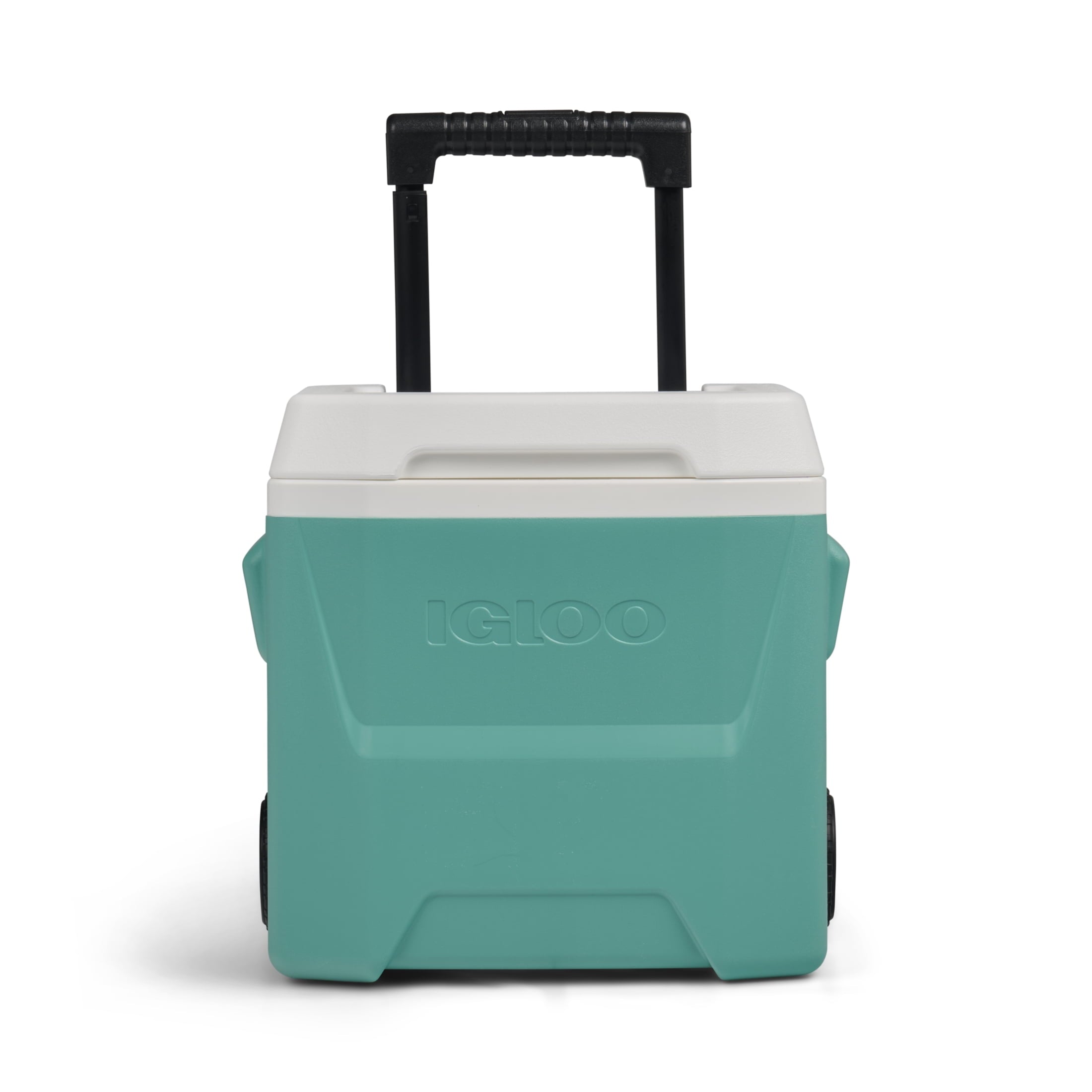 16 QT Laguna Hard Sided Ice Chest Cooler with Wheels, Aqua Blue