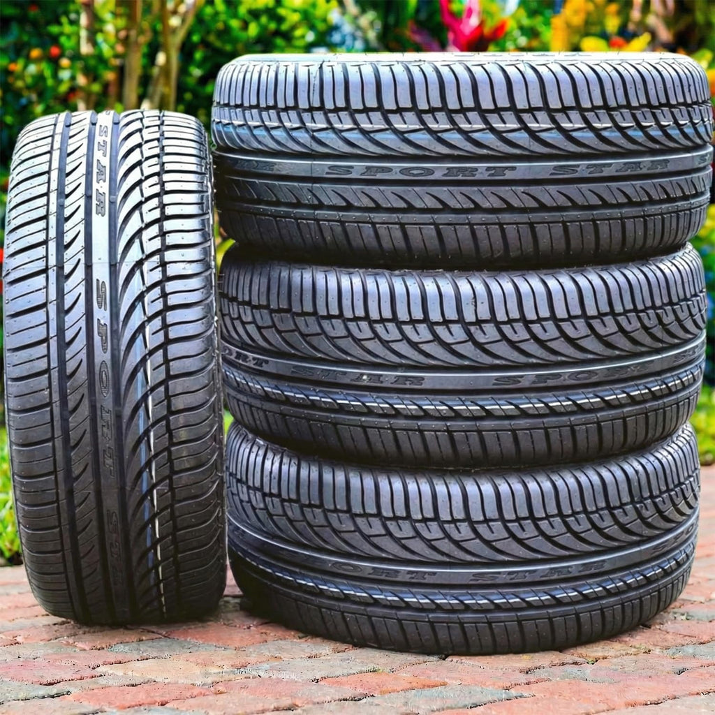 Set of 4 (FOUR) Fullway HP108 All-Season Truck/SUV High Performance Radial Tires-225/55R17 225/55ZR17 225/55/17 225/55-17 101W Load Range XL 4-Ply BSW Black Side Wall UTQG 380AA